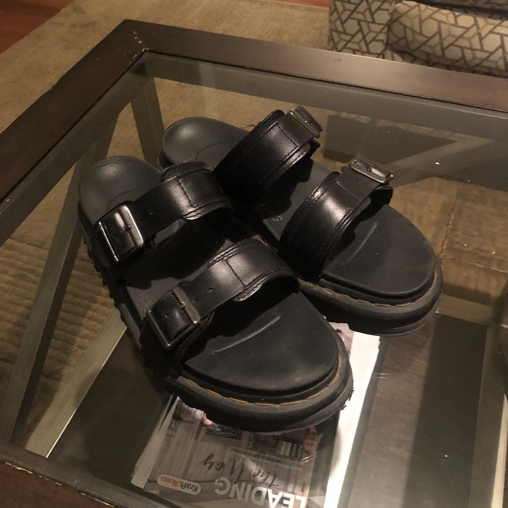Dr. Martens 'Myles Brando' Black Sandals